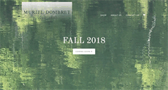 Desktop Screenshot of murieldombret.com